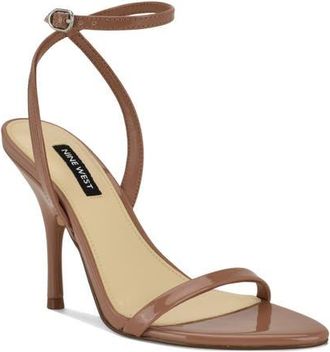 Nine West Villo Ankle Strap Sandal in Medium Natural at Nordstrom, Size 9.5
