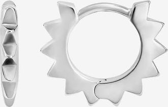 Dower & Hall Star Huggie Hoops in Sterling Silver at Nordstrom