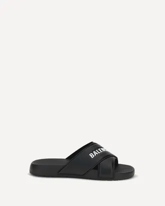 Balenciaga Ciabatte con logo incrociato Man 40