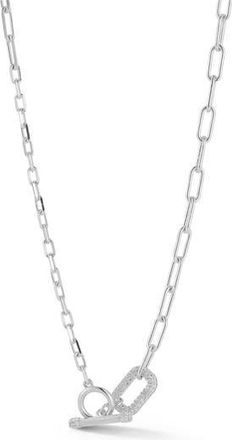 Glaze Jewelry T-Bar Toggle Necklace in Silver at Nordstrom Rack