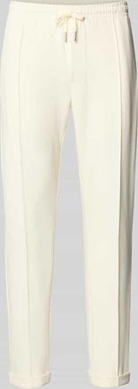 Antony Morato Regular Fit Hose mit elastischem Bund in Offwhite, Gr&ouml;&szlig;e XXL