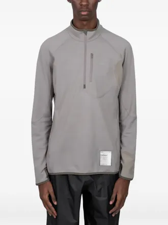 SATISFY half-zip sweatshirt - Grigio