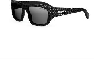 Dior DIOR3D S3I Smoke Square Mens Sunglasses DM4165IS 05A 57