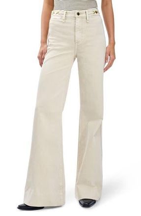 Rag & Bone Skylar High Waist Flare Trouser Jeans in Sandstone at Nordstrom Rack, Size 25