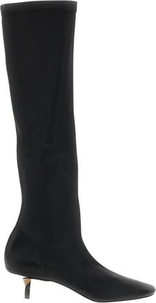 Jacquemus Collant Boot - Dames - Hoge Laarzen - Zwart - 37 EU - Katoen - Schoenen