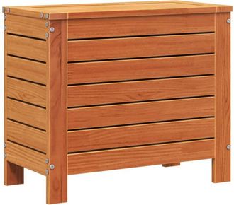 vidaXL Taburete De Jard&iacute;n Madera De Pino Marr&oacute;n Cera 62x31,5x52 Cm Vidaxl