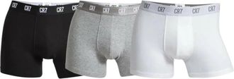 CR7 Cristiano Ronaldo Basic 3-Pack Trunk Boxer Briefs Underwear in Black Men