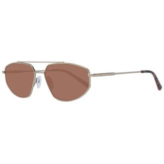 Serengeti Eyewear Mens Montego Sunglasses Gold Frame - Tan - One Size