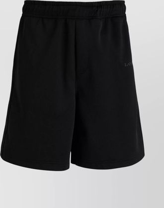 Lanvin bermuda shorts in jersey with elasticated waist
