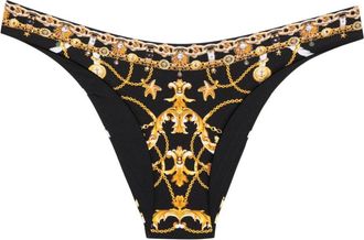 Camilla Coast To Coast bikini bottoms - women - Recycled Polyamide/Elastane/Recycled Polyamide/Elastane - M - Black