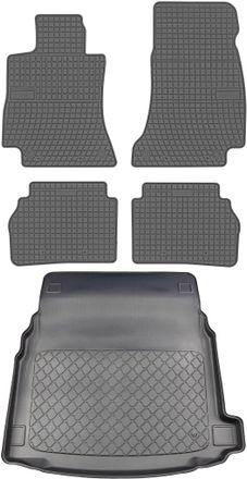 OEM Juego De Alfombrillas De Goma Para Coche Y Maletero Para Mercedes Cls Iii C257 Coup&eacute; Desde Marzo De 2018