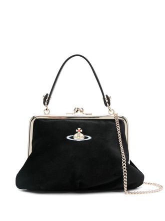 Vivienne Westwood Granny Frame clutch - Zwart