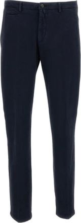BRIGLIA 1949 Stretch Cotton Chinos - male - Briglia - Chinos - Blue - XL - Trousers