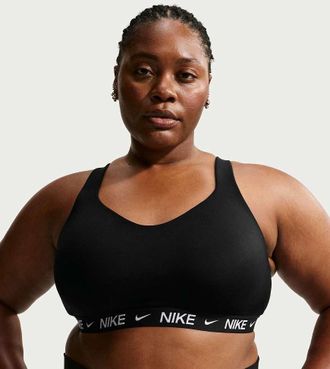 Nike Curve reggiseno sportivo imbottito regolabile ad alto sostegno nero