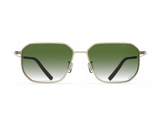Blackfin Gold Bf1092 Mendocino Geometric Metal Sunglasses