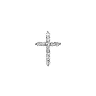 LuvMyJewelry Nazerath 10K Gold Cross Diamond Pendant - 0.33 Ctw in 10K Rose Gold at Nordstrom