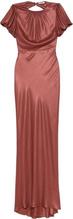 Parlor Abito lungo con scollatura posteriore - Marrone