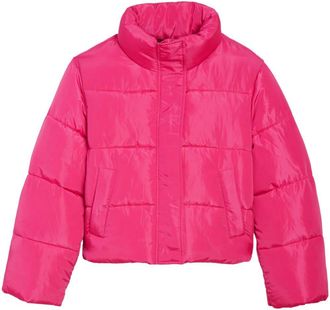 Apparis Kat funnel-neck puffer jacket - women - Polyester/Recycled Polyester - S - Pink