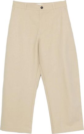STUDIO NICHOLSON Button-fastening Cotton Trousers