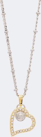 Versace Medusa embellished pendant necklace
