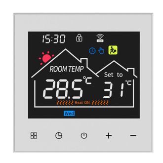 OEM Termostato Inteligente Programable Con Pantalla Hd, Bloqueo Infantil Y Protecci&oacute;n Antihielo, Controlador De Calefacci&oacute;n Dom&eacute;stica De Bajo Consumo Ener
