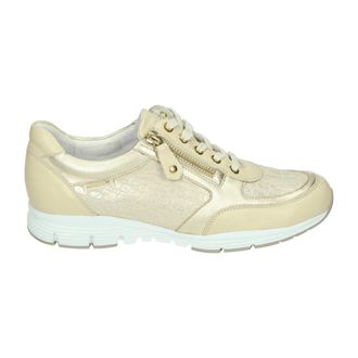 Mephisto Ylona Sneaker - Dames - Sneakers - Beige - 38 1/2 EU - Leer - Schoenen