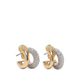 Kate Spade New York Crystal-embellished Huggie Earrings