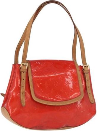 Louis Vuitton Pre-owned Shoulder Bag - Dames - Vintage Schoudertas - Rood - ONE Size - Leer - Vintage