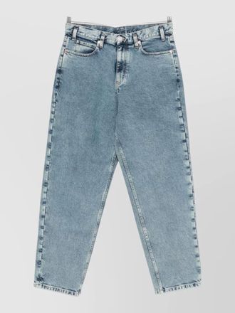 Emporio Armani mid wash cotton jeans belt loops