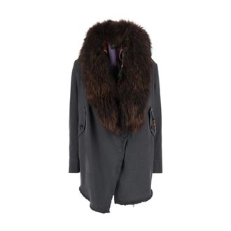 Bazar Deluxe Dames, Mantels, Grijs, Maat: S