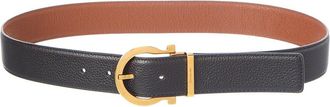 Ferragamo Gancini Reversible & Adjustable Leather Belt