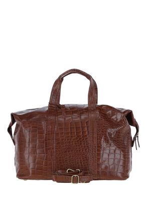 Ashwood Leather Mens Viaggiatore Large Travel Weekend Holdall - Dark Brown - One Size