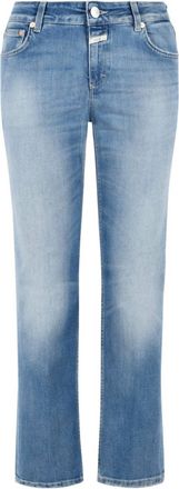 Closed Womens Junna Straight-Leg Jeans In Mid Blue
