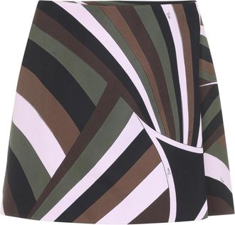 Pucci Zijden Minirok - Dames - Korte rokken - Veelkleurig - S - Rokken