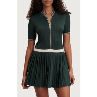 Varley Lainey Court Dress in Green Gables at Nordstrom, Size X-Small