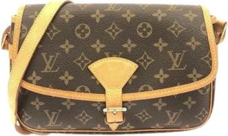 Louis Vuitton Pre-owned Cross Body Bags, male, Brown, Size: ONE SIZE Pre-owned Monogram Sologne Shoulder Bag