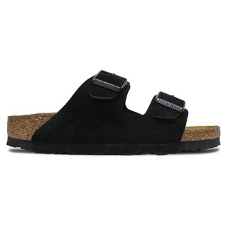 Birkenstock Arizona BS Suede Leather Unisex Comfort Sandals - Black - Size:UK 9.5