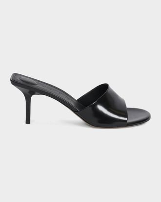 Jacquemus Cubisto 70MM Leather Mules