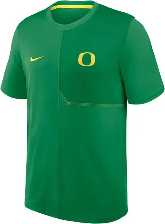 Nike Oregon Sideline Coach Nike Mens Dri-FIT College Top in Green | 03B2394TUON-GQK
