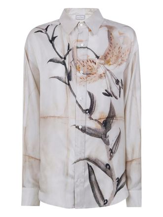 Pierre-Louis Mascia floral shirt - Neutrals