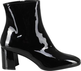 Carel Camille Glossy Patent Leather Ankle Boots