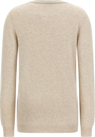 Brunello Cucinelli Womens Beige Cashmere Cardigan Clothing