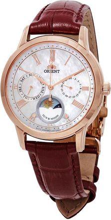 Orient Classic Sun and Moon Open Heart Ladies Watch RA-KA0001A10B