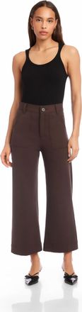 Fifteen Twenty Rylee Cropped Pants In Brown