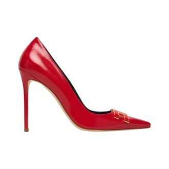 Elisabetta Franchi Dames, Schoenen, Rood, Maat: 38 EU Leer