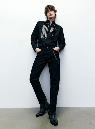 Levi's Mens Deep-black 511 jean Slim fit