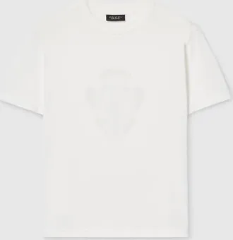Gucci Cotton Jersey T-shirt With Gucci Crest, White, Ready-to-wear