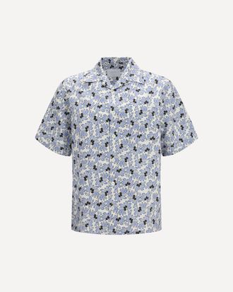 Prada Cotton Shirt with floral print Male XL