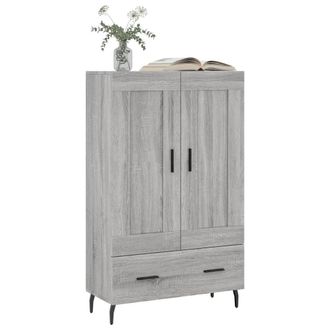 Berkfield Home Highboard Grey Sonoma 69.5x31x115 cm Engineered Wood