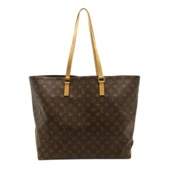 Louis Vuitton Pre-owned Tote Bags, female, Brown, Size: ONE SIZE Pre-owned Monogram Canvas Cabas Alto Tote Bag